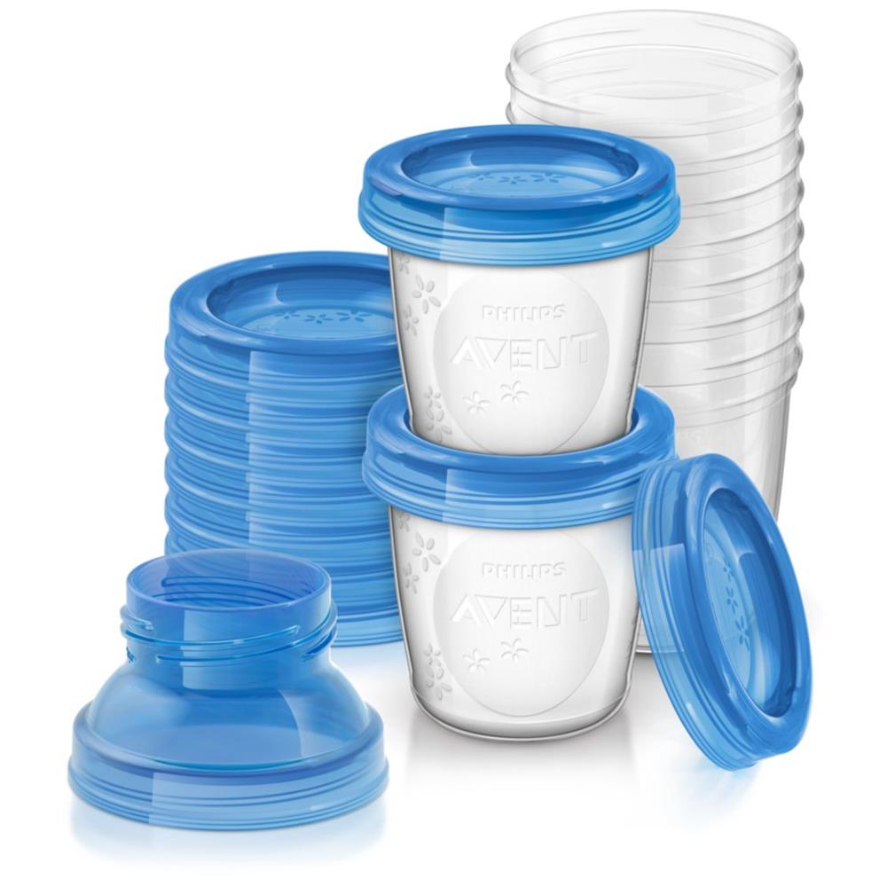 Set Vasetti per Conservazione del Latte Materno Set da 10 Pezzi 180 ml - Foto 1